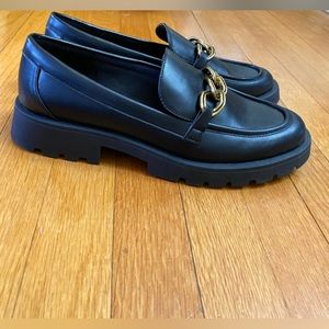 Target “A New Day” Black and Gold Women’s Loafers